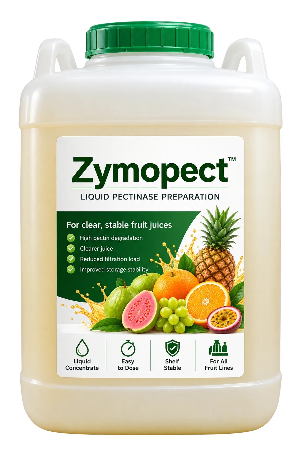Zymopect liquid pectinase preparation canister